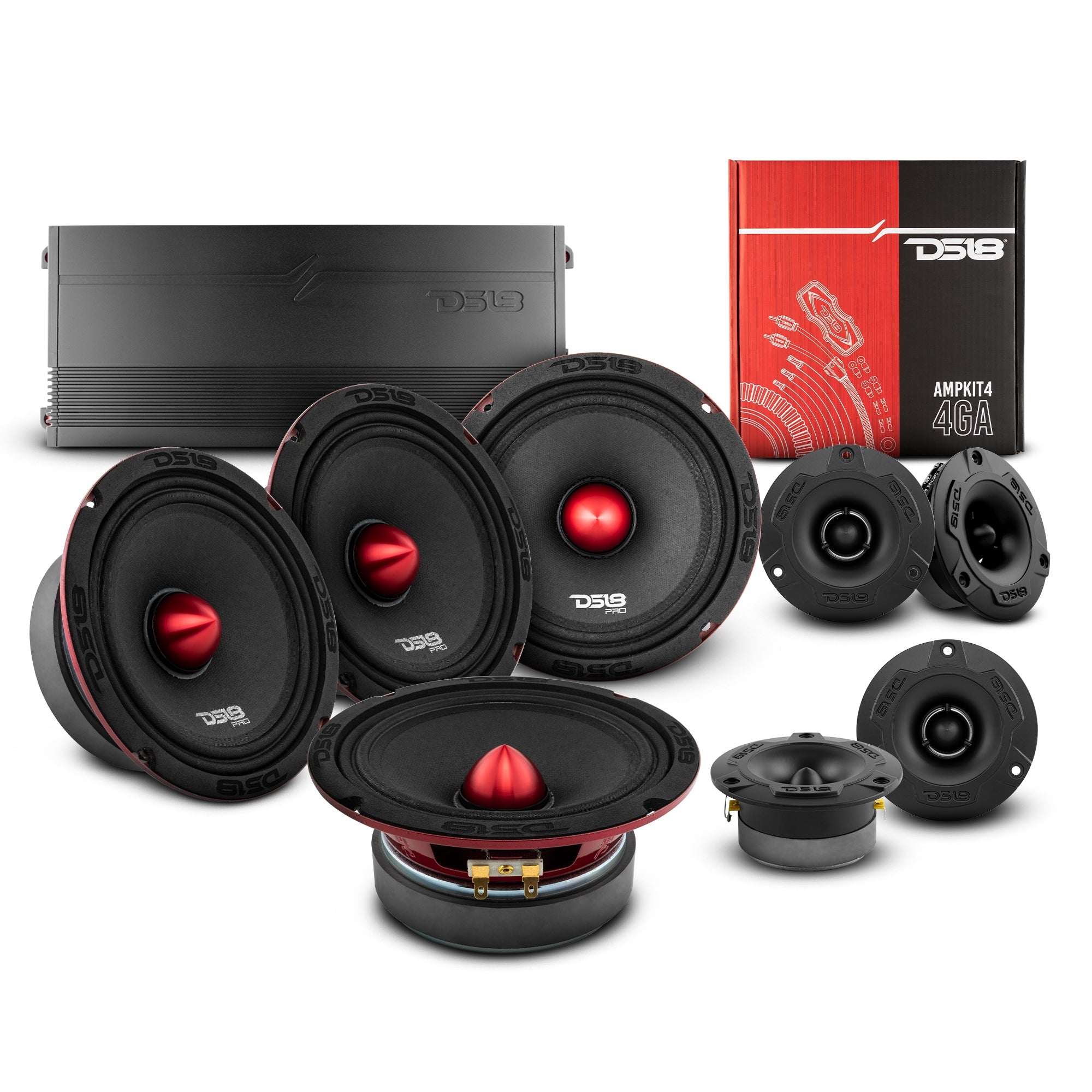 Stage2 Pro Audio Midrange Package - DS18