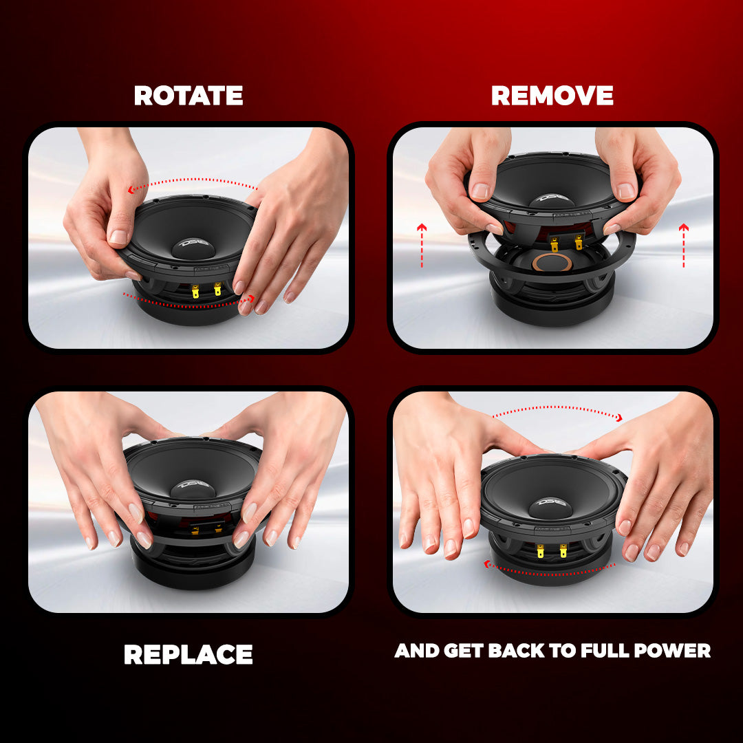PROJECT360 6.5” Rotating Recone Replacement Kit 8-Ohm - DS18