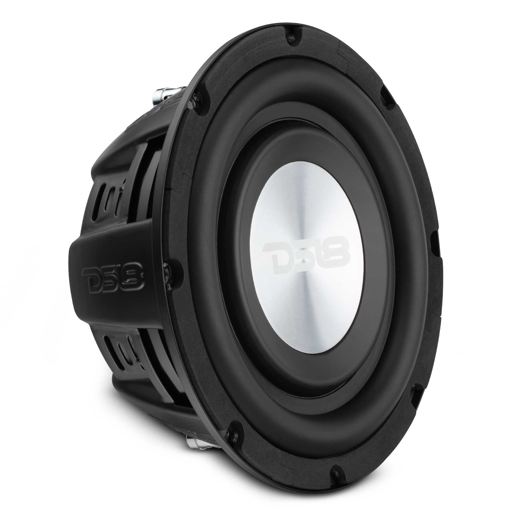 PS Shallow-Mount Water-Resistant 8" Subwoofer | 400W RMS DVC 4-Ohm - DS18