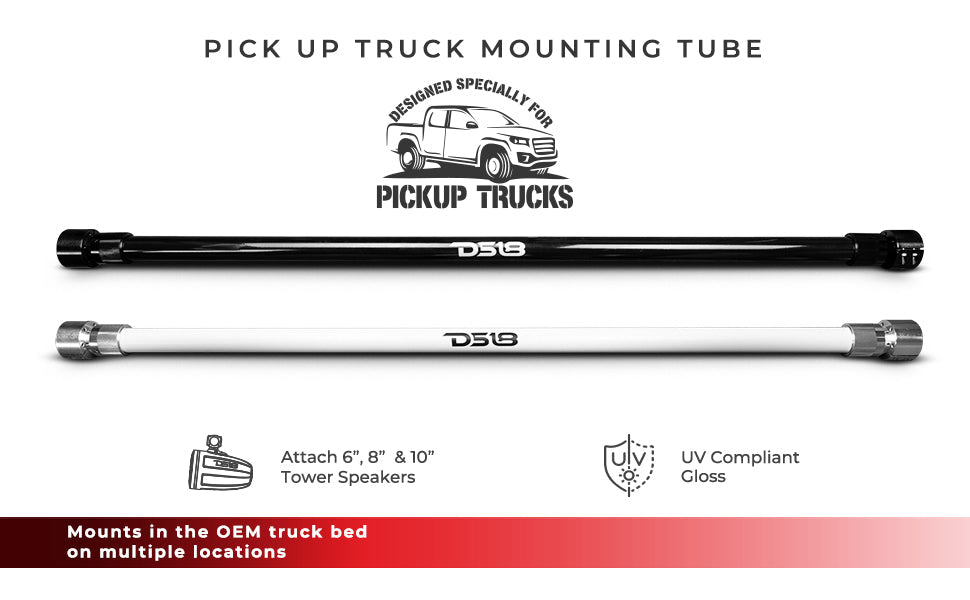 Pick Up Trucks Mounting Tube for Towers and Pods - DS18