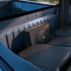 10” Shallow Subwoofer Enclosure for Pickup Trucks - DS18