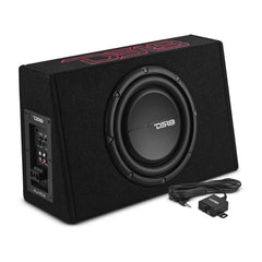 10” Amplified Shallow Subwoofer Enclosure for Pickup Trucks - DS18