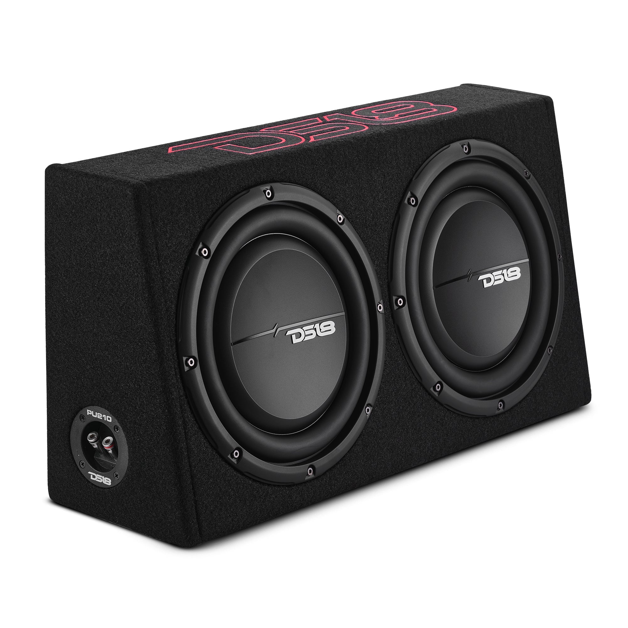 Loaded 10” Subwoofer + Passive Radiator Enclosure for Pickup Trucks - DS18