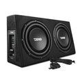 10" Active Subwoofer Shallow Enclosure with 10" Passive Subwoofer For Pickup Trucks - DS18