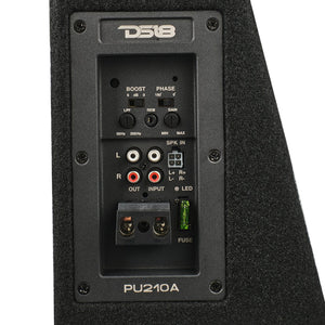 10" Active Subwoofer Shallow Enclosure with 10" Passive Subwoofer For Pickup Trucks - DS18