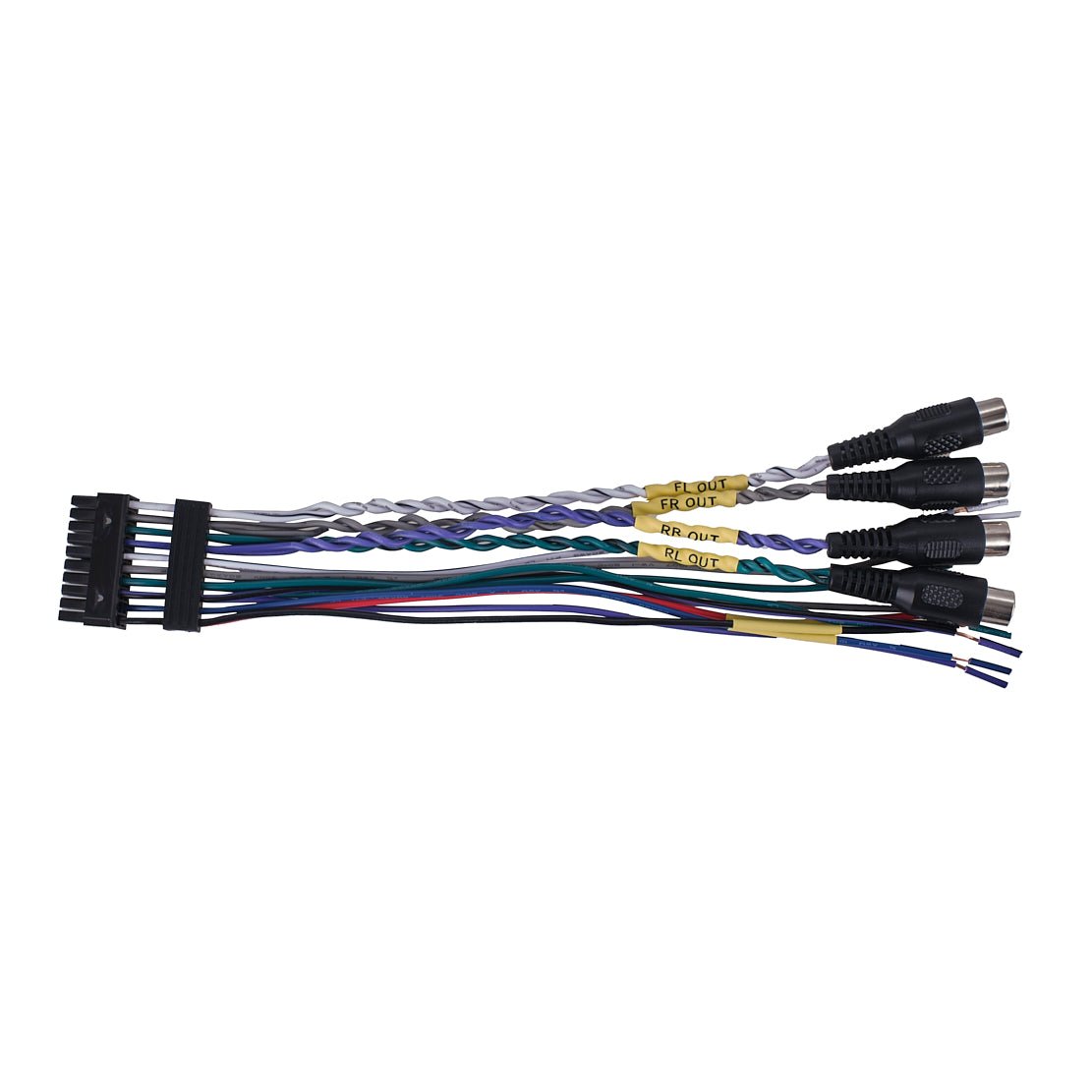 4-Channel Lossless Audio Line Output Converter with Auto Turn-On And Speaker Emulator - DS18
