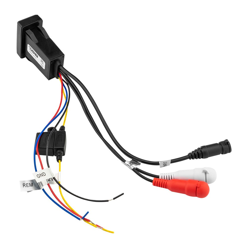 Marine And Powersports Waterproof Rocker Switch Bluetooth Audio Receiver With Controls - DS18