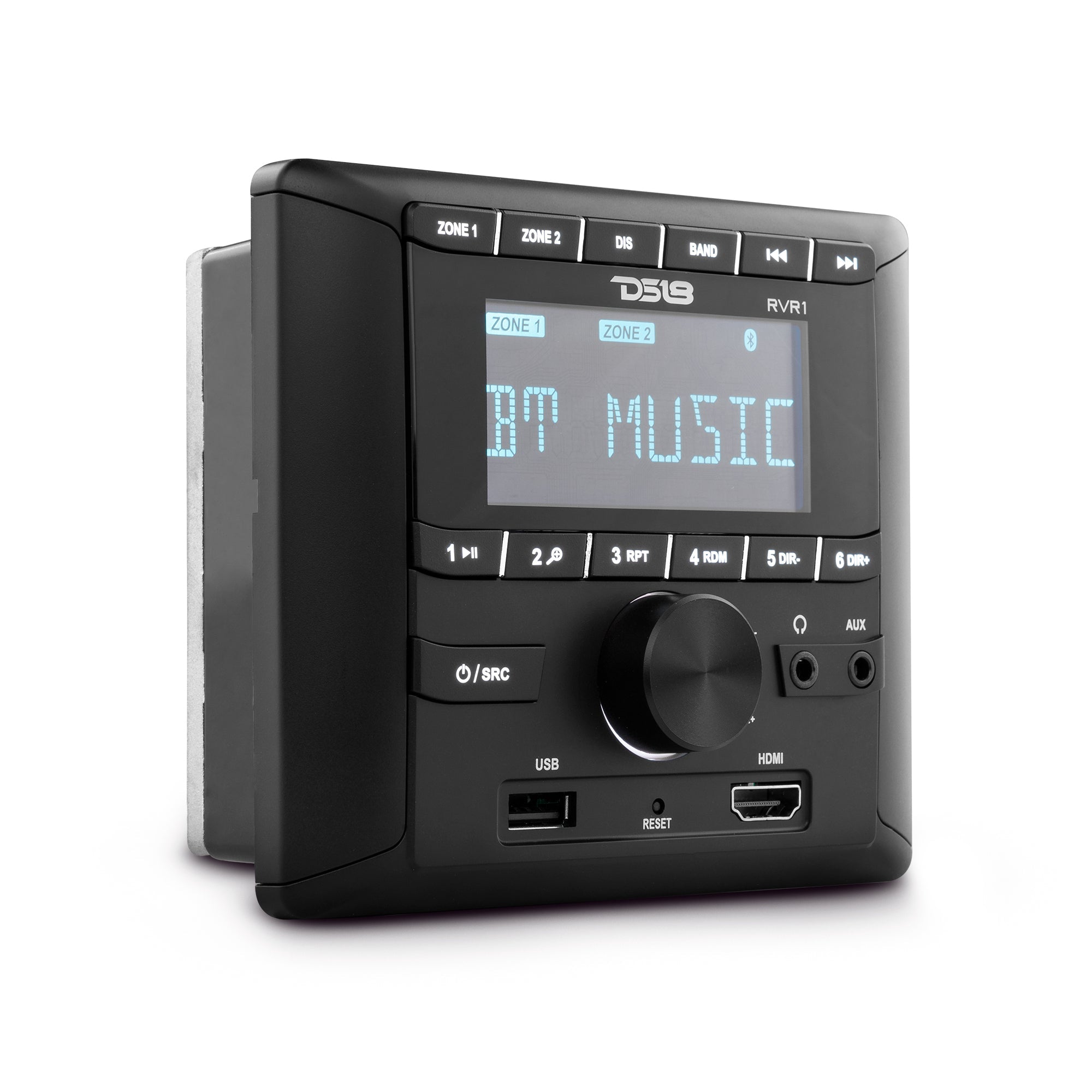 RV and Trailers Headunit 2.75" LCD screen , 2 Zones, 4 volts Output,HDMI, BT, RDS 4 X 50 Watts - DS18