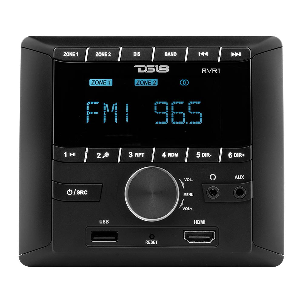 RV and Trailers Headunit 2.75" LCD screen , 2 Zones, 4 volts Output,HDMI, BT, RDS 4 X 50 Watts - DS18