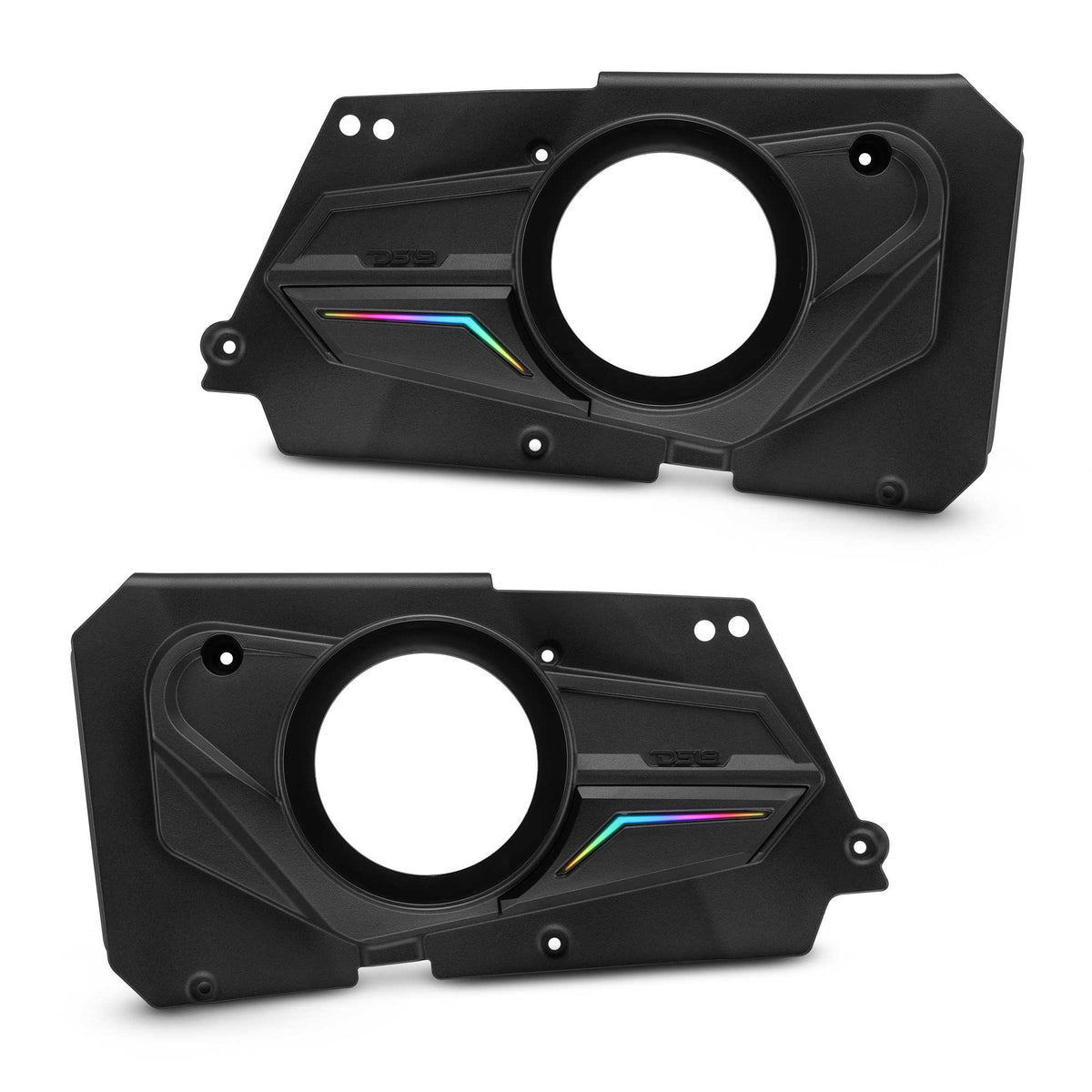 Polaris RZR-XP 2014-2023 Rear Door Panels for 6.5" Speakers with Digital LED Lighting - DS18