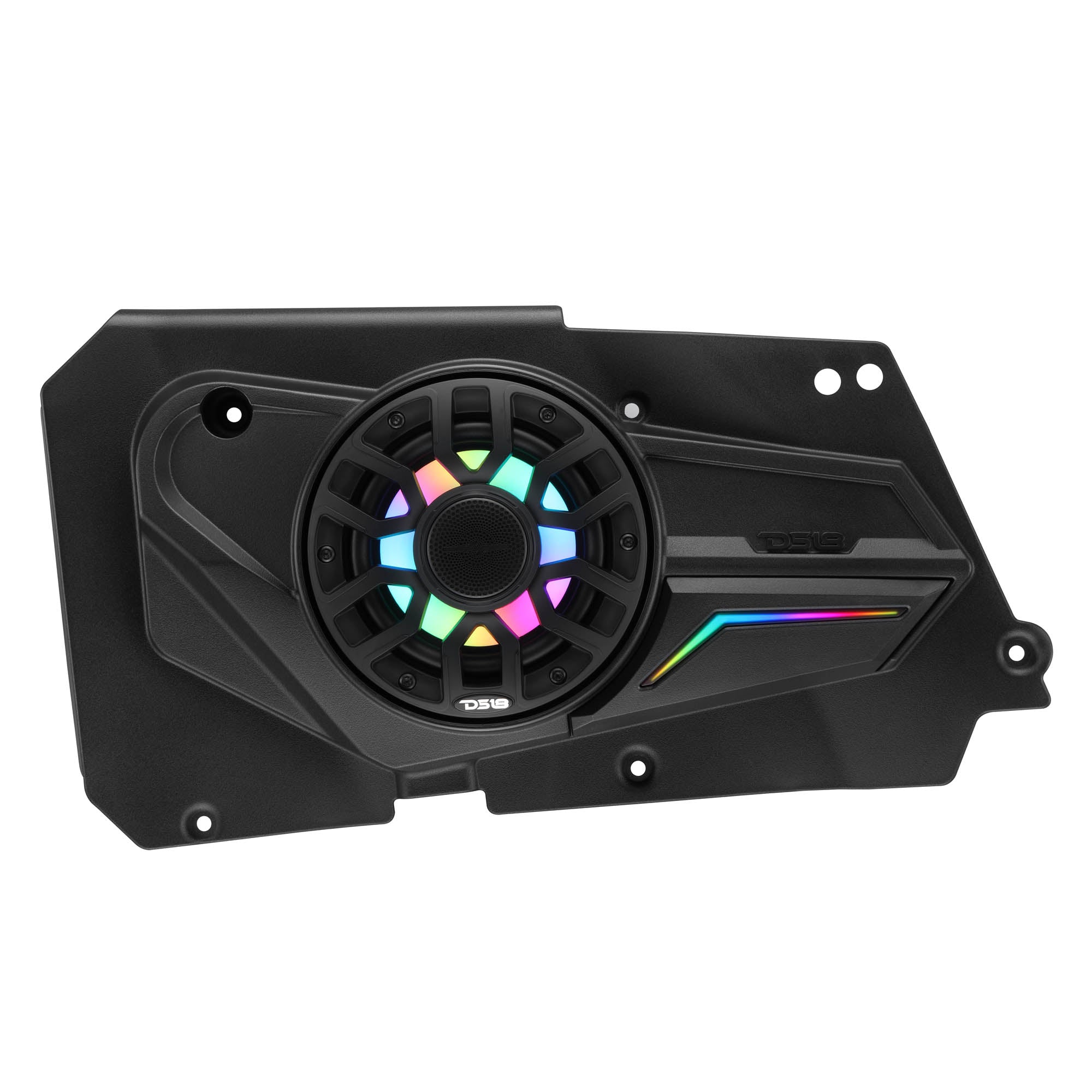 Polaris RZR-XP 2014-2023 Rear Door Panels Loaded with NXL-iQ 6.5" Coaxial Speakers with Digital LED Lighting - DS18