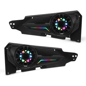 Polaris Front Door Panels Loaded with 6.5" NXL-iQ Coaxial Speakers for RZR-XP Models (2014-2023) - DS18