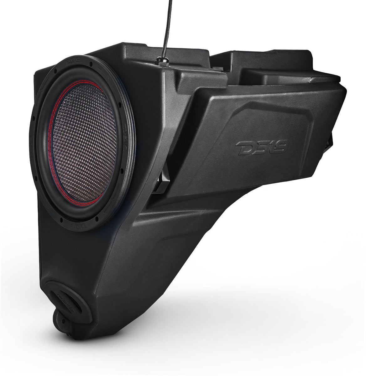 Polaris RZR Glove Box 10" Subwoofer Enclosure 1200 Watts Carbon Fiber Subwoofer - DS18