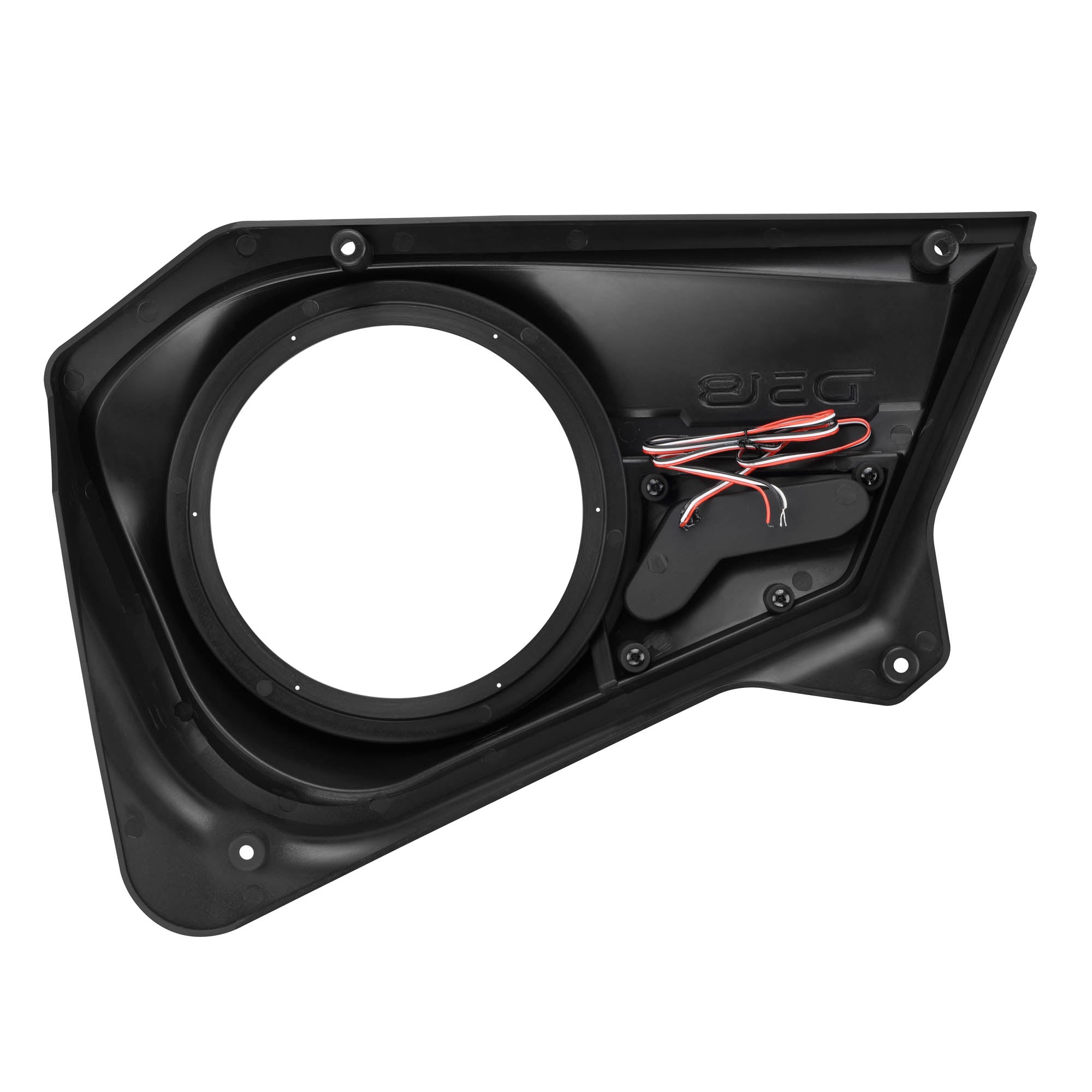 Polaris RZR Rear Door Panels for 8" Speakers with Digital LED Lighting - DS18
