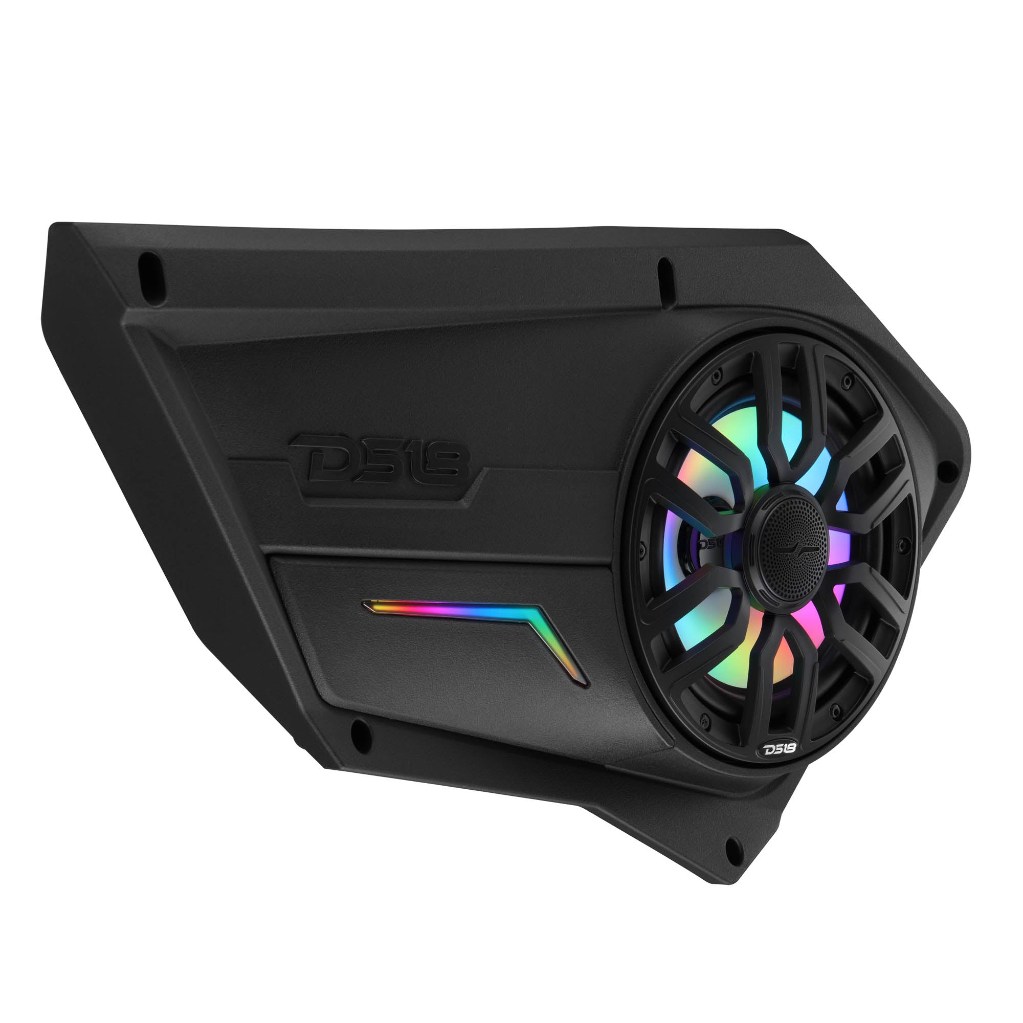 Polaris RZR Front Door Panels Loaded with NXL-IQ/BK 8" Coaxial Speakers - DS18