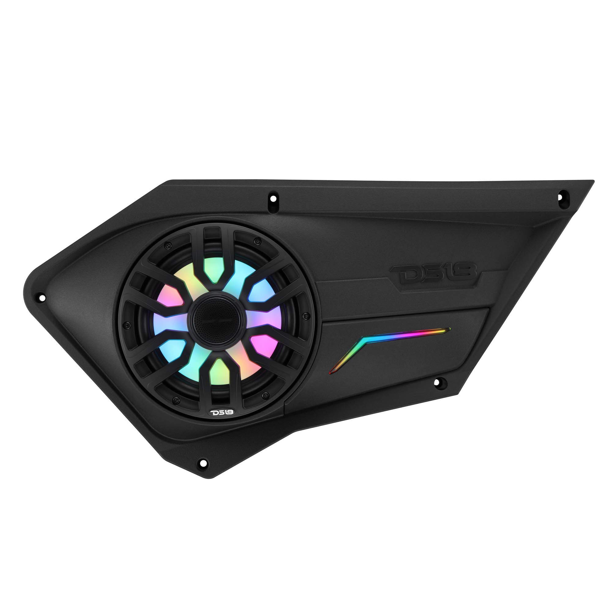Polaris RZR Front Door Panels Loaded with NXL-IQ/BK 8" Coaxial Speakers - DS18
