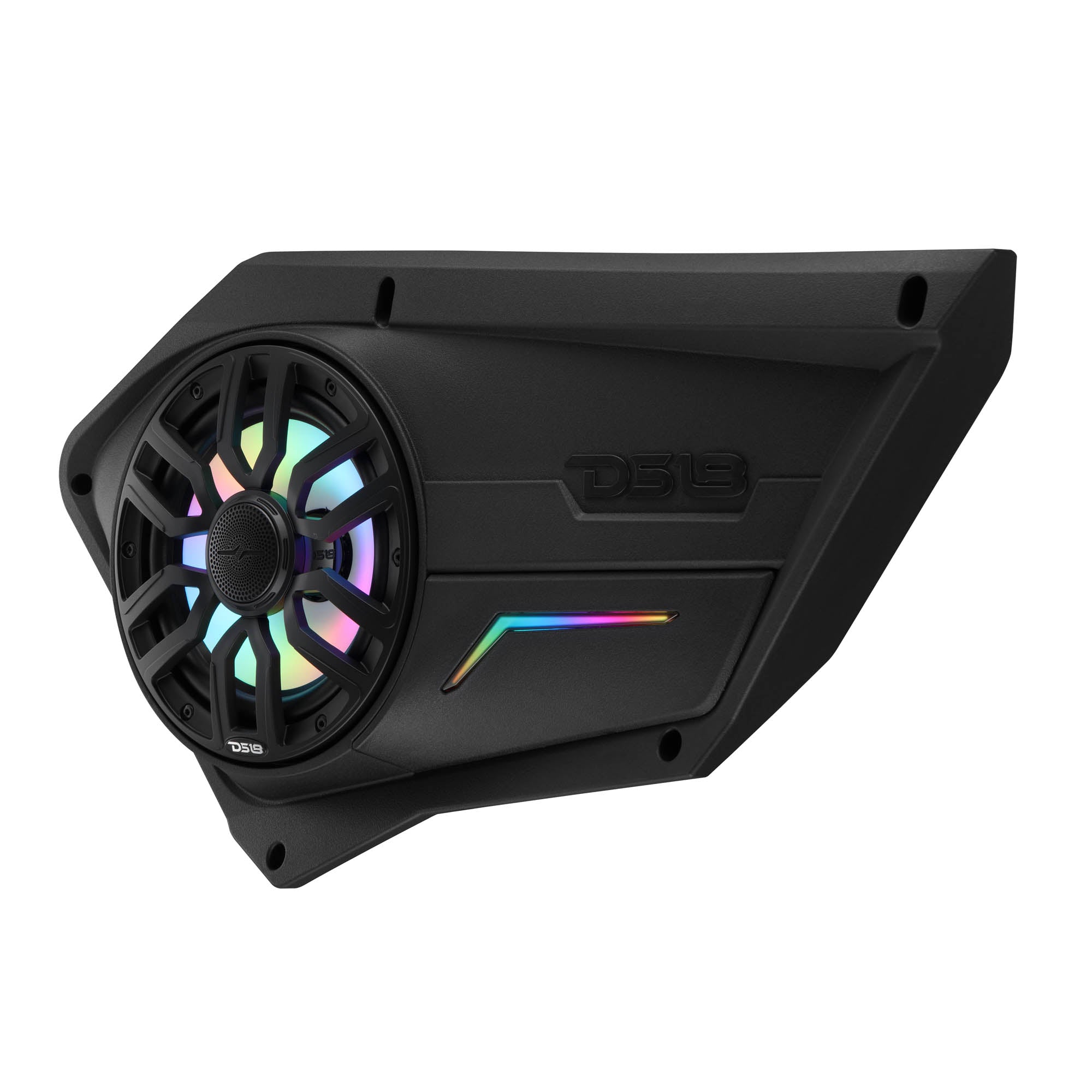 Polaris RZR Front Door Panels Loaded with NXL-IQ/BK 8" Coaxial Speakers - DS18