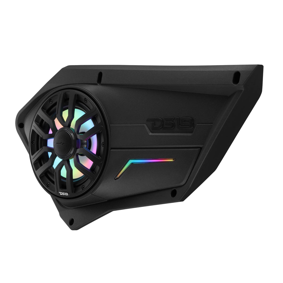 Polaris RZR Front Door Panels Loaded with NXL-IQ/BK 8" Coaxial Speakers - DS18