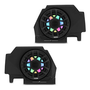 Polaris RZR-PRO 2020-2024 Rear Speaker Pods Loaded with NXL-iQ 6.5" Coaxial Speakers with Digital LED Lighting - DS18