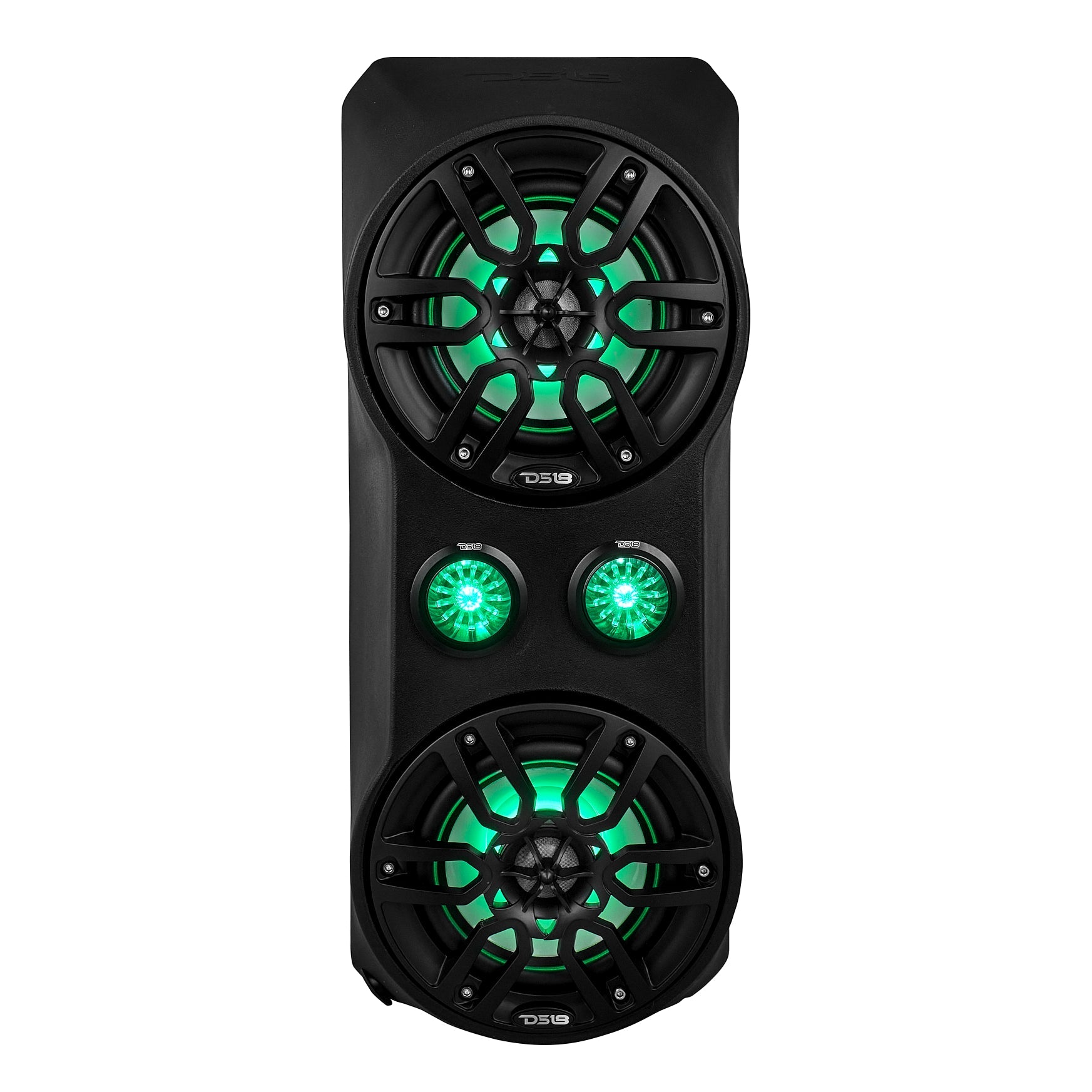 Polaris RZR Waterfall Center Console 2 X 6.5" Speakers & 2 X 2.2" Bullet Tweeter Empty Enclosure - DS18