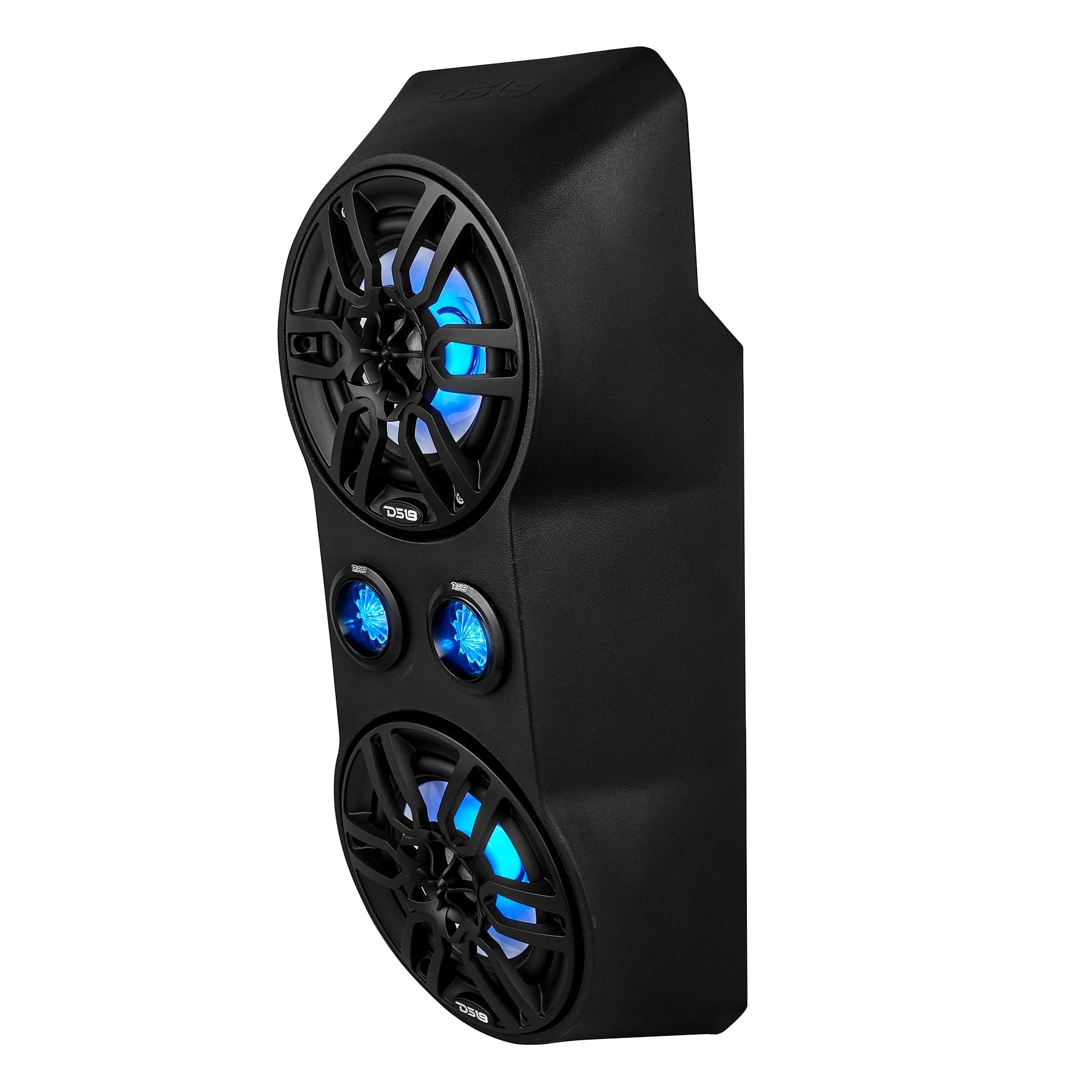 Polaris RZR Waterfall Center Console 2 X 6.5" Speakers & 2 X 2.2" Bullet Tweeter Empty Enclosure - DS18