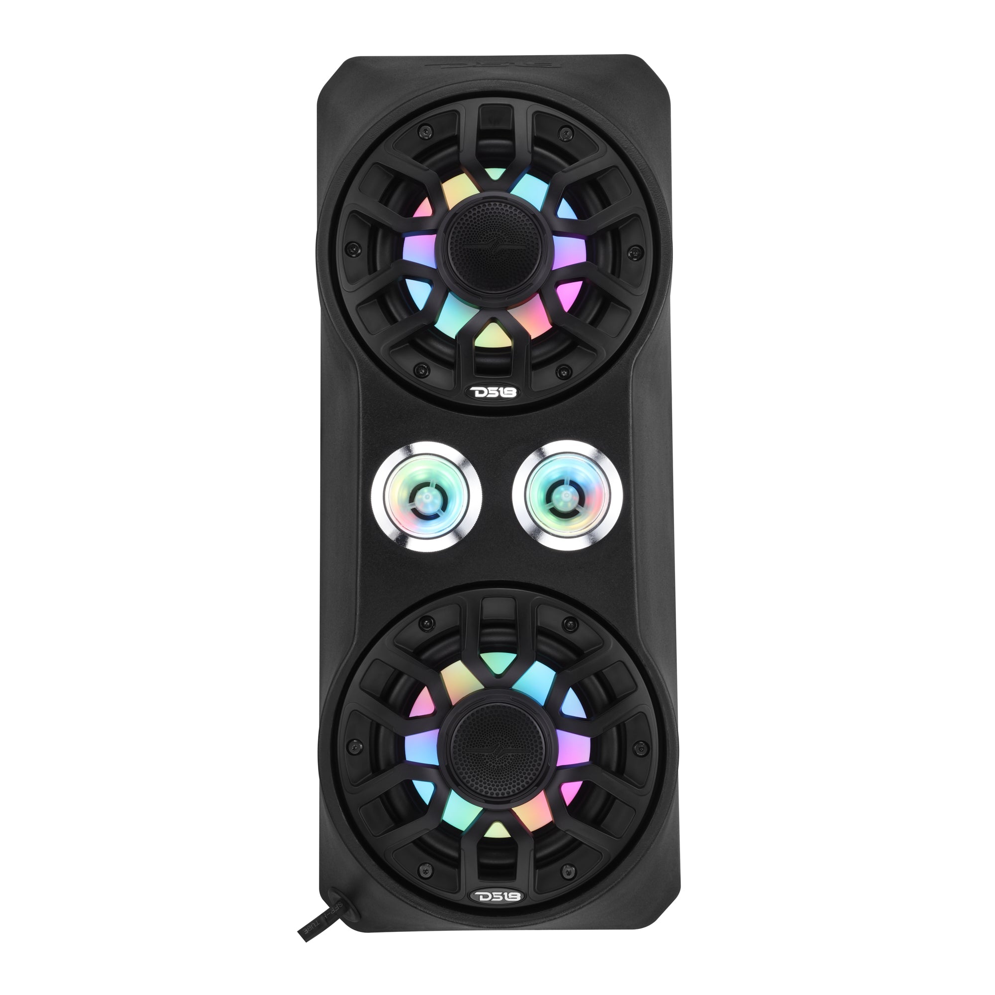 Polaris RZR Pro Waterfall Center Console Enclosure for 2020+ Models – Preloaded with 6.5" Speakers & 2.3" Tweeters | Digital