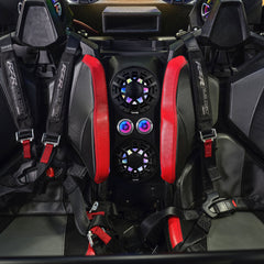 Polaris RZR Pro Waterfall Center Console Enclosure for 2020+ Models – Preloaded with 6.5" Speakers & 2.3" Tweeters | Digital