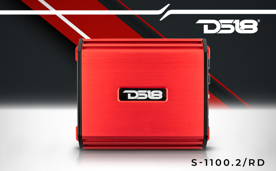 DS18 SELECT S-1100.2 – Class AB 2 Channel Full Range Amplifier – 1800 Watts - DS18