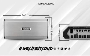 DS18 SELECT S-1500.1 – Class AB 1 Channel Monoblock Amplifier – 1500 Watts - DS18