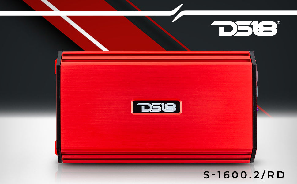 DS18 SELECT S-1600.2 Select Class AB 2 Channel Full Range Amplifier 1600 Watts - DS18