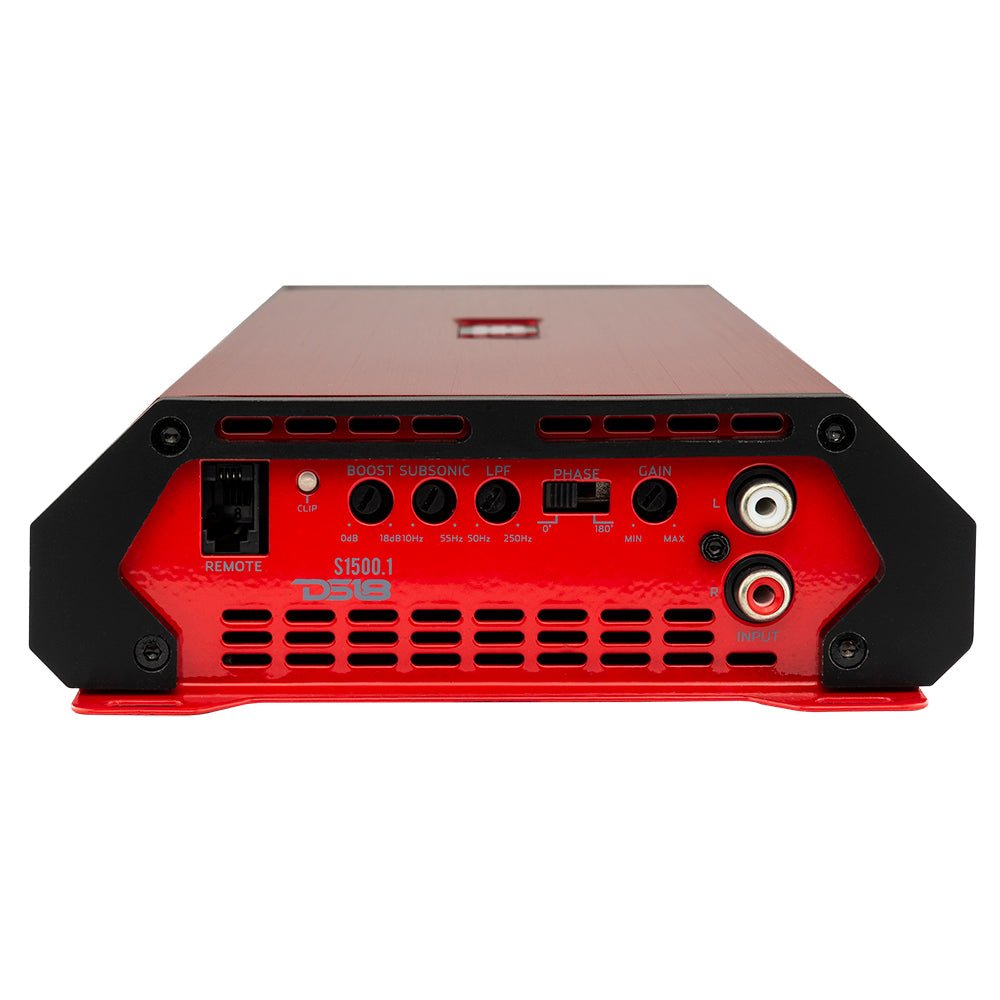 DS18 SELECT S-1500.1 – Class AB 1 Channel Monoblock Amplifier – 1500 Watts - DS18