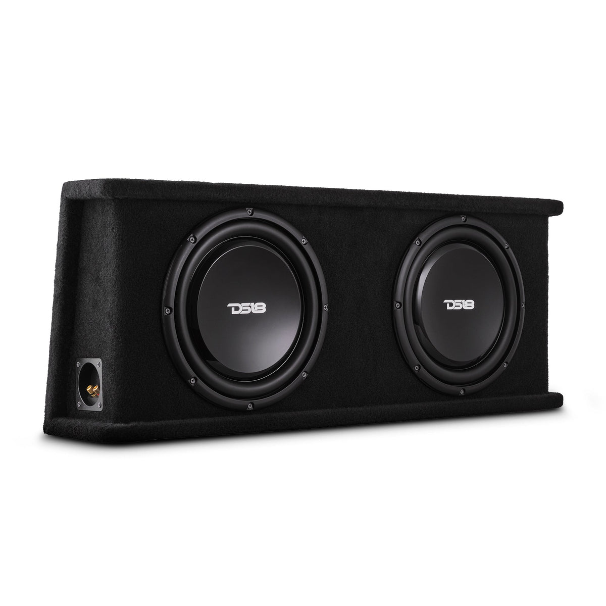 12" Loaded Shallow Subwoofer Enclosure 700 Watts Rms @ 1 ohm - DS18