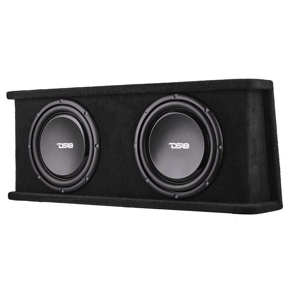 12" Loaded Shallow Subwoofer Enclosure 700 Watts Rms @ 1 ohm - DS18