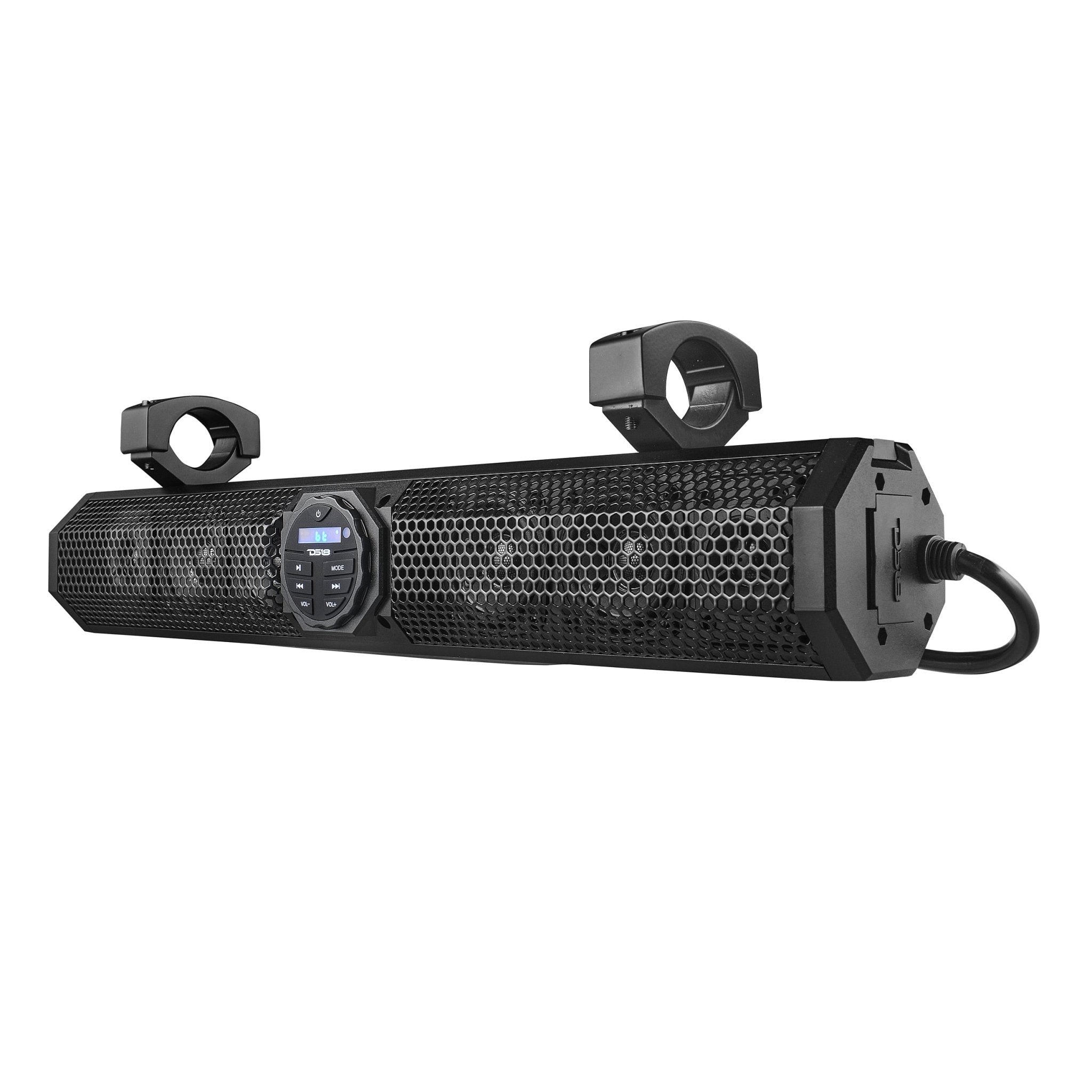 24" Marine Sound Bar Speaker System, 6 Speakers 600 Watts, Bluetooth® v5.0, Rotating Control Panel - DS18