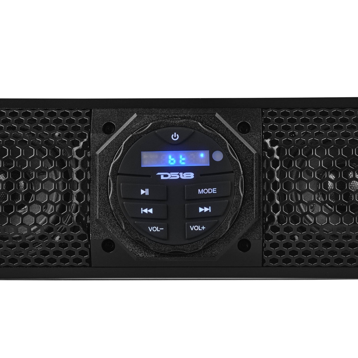 24" Marine Sound Bar Speaker System, 6 Speakers 600 Watts, Bluetooth® v5.0, Rotating Control Panel - DS18