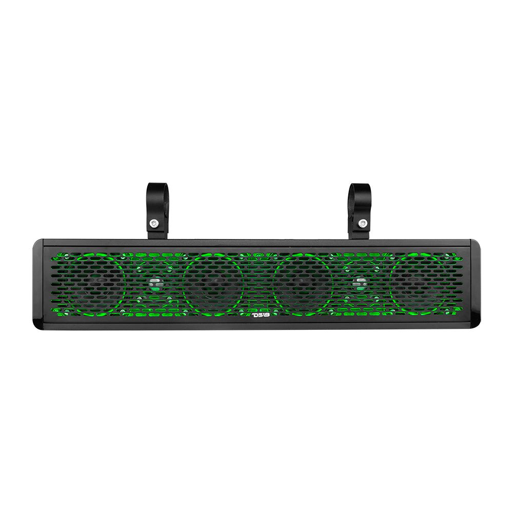 DS18 HYDRO SBAR25 25" Marine Water Resistant Sound Bar Speaker System RGB LED Lights 6 Speakers 600 Watts - DS18