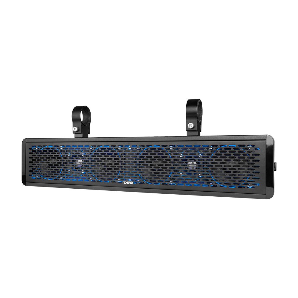 DS18 HYDRO SBAR25 25" Marine Water Resistant Sound Bar Speaker System RGB LED Lights 6 Speakers 600 Watts - DS18