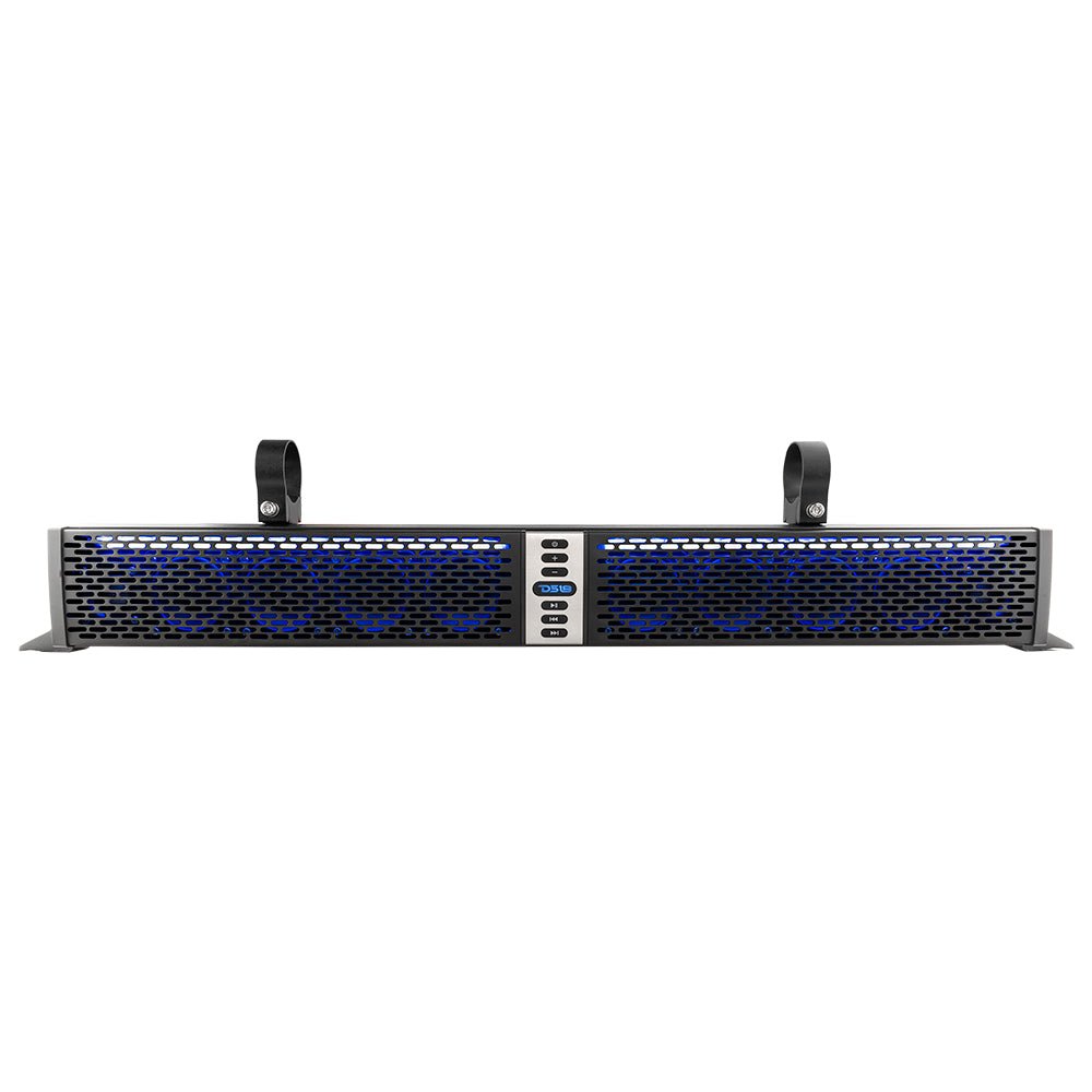 DS18 HYDRO SBAR35BT 35" Marine Water Resistant Amplified With Bluetooth Sound Bar Speaker System RGB LED Lights 10 Speakers