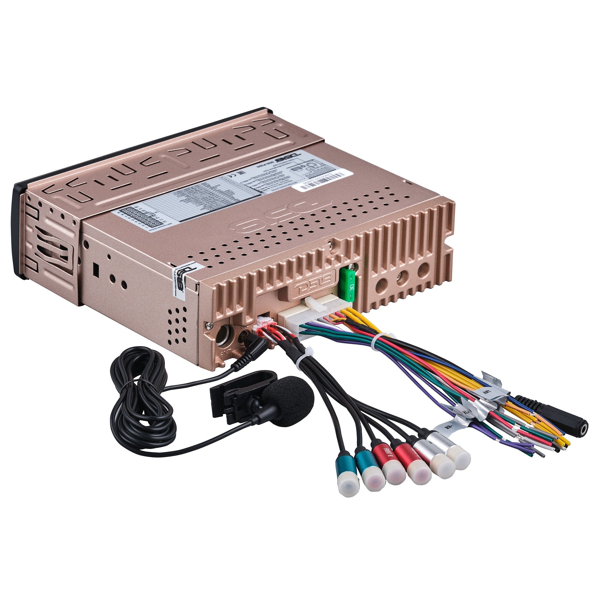 High Power 240 Watts RMS (4 x 60) Digital Media Receiver | Single Din | DSP | APP | Bluetooth Audio and Calling Head Unit |