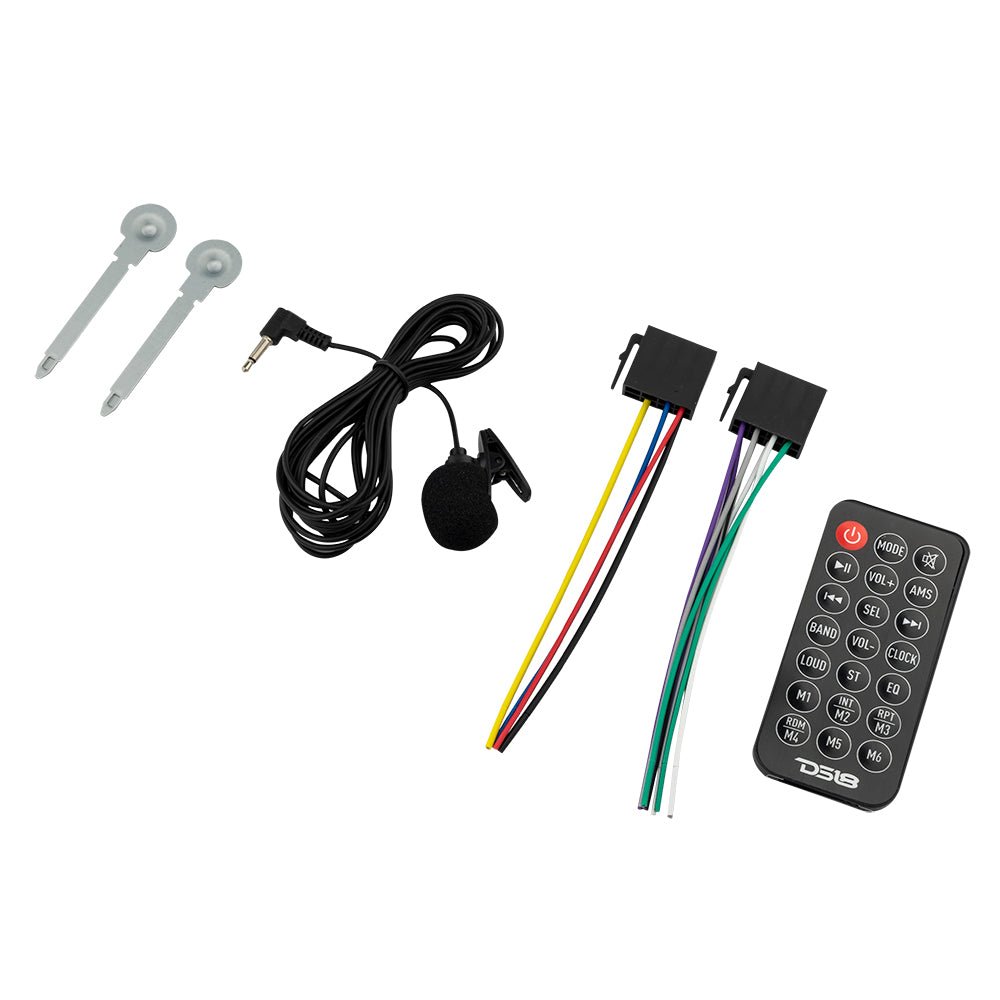 Single-DIN Digital Media Receiver Mech-Less Player, Bluetooth, Dual USB ,7 Volt Preouts - DS18