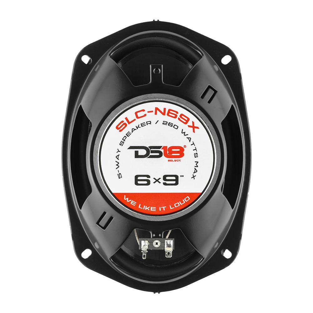 DS18 SLC-N69X SELECT 6x9" 5-Way Coaxial Speaker 260 Watts 4-Ohm - DS18