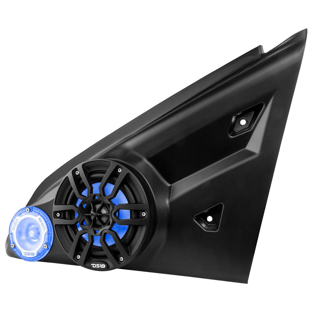 Polaris Slingshot Arm Rest 2 X 6.5" Enclosure With NXL-6/BK and PRO-TW1L | 2015 - Current - DS18
