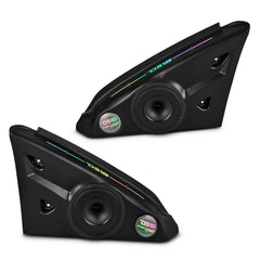 Polaris Slingshot Inside Armrest Speaker Panels Loaded | 2 x PRO-HY6.4MSL and Digital LED Lights | 2015 - Current - DS18