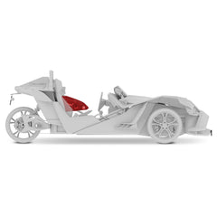 Polaris Slingshot Inside Armrest Speaker Panels Loaded | 2 x PRO-HY6.4MSL and Digital LED Lights | 2015 - Current - DS18