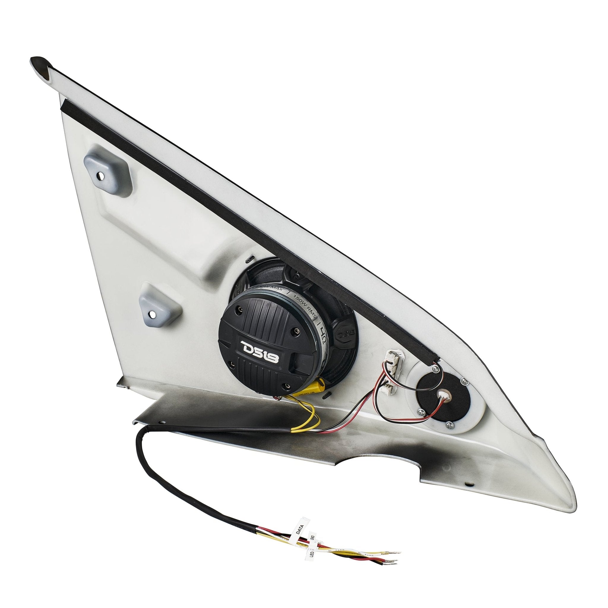 Polaris Slingshot Inside Armrest Speaker Panels Loaded | 2 x PRO-HY6.4MSL and Digital LED Lights | 2015 - Current - DS18