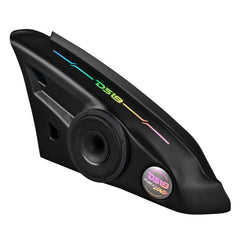 Polaris Slingshot Inside Armrest Speaker Panels Loaded | 2 x PRO-HY6.4MSL and Digital LED Lights | 2015 - Current - DS18