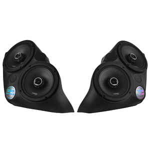 Polaris Slingshot Front Fender Dual 8" Speaker Pods With Digital LED Lighting - DS18