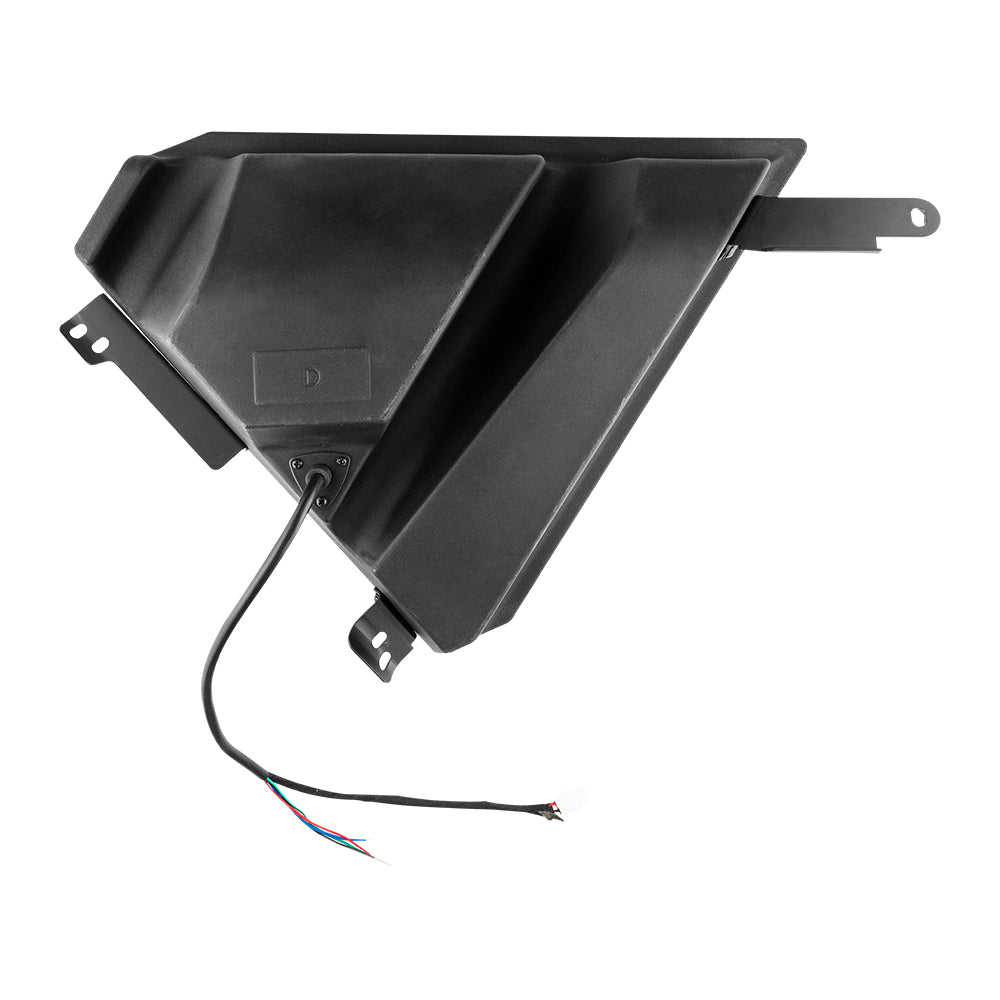 Polaris Slingshot Front Kick Panel 2 X 6.5" Enclosure with NXL-6/BK and PRO-TW1L | 2015 - Current - DS18