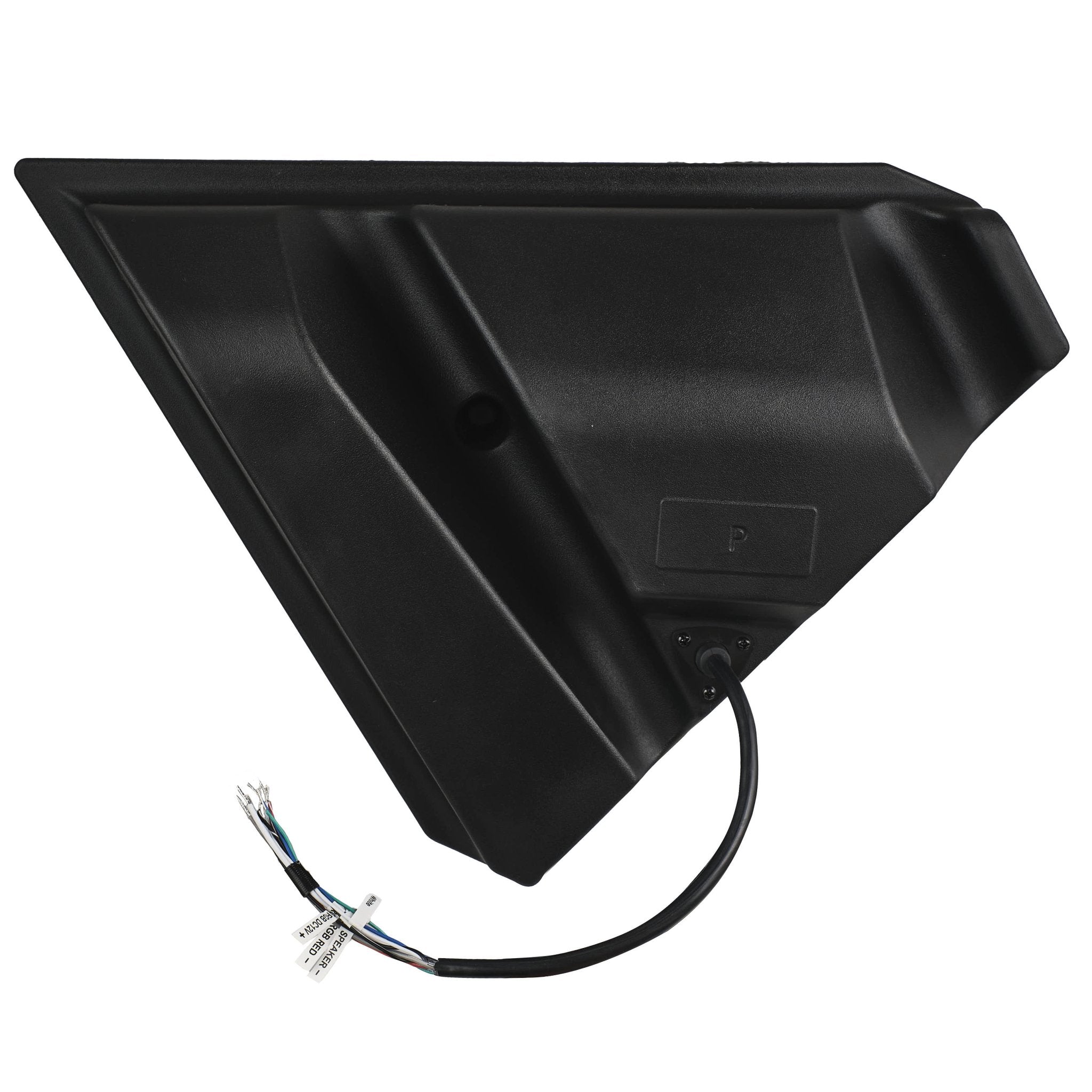 Polaris Slingshot Front Kick Empty Panel Pods With Digital LED Lights fits 2 x 6.5" Speakers and 2 x 3.8" Bullet Tweeters |