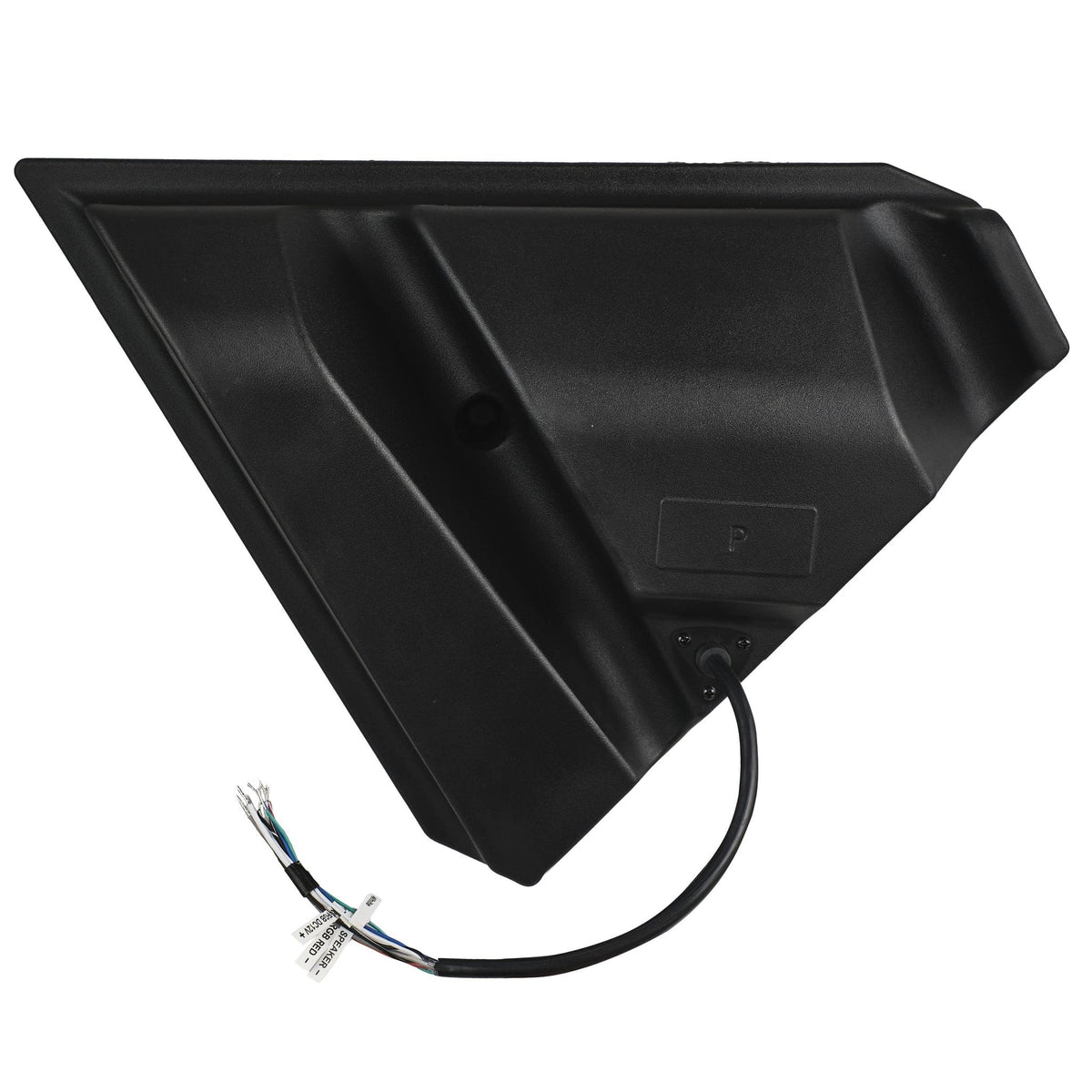 Polaris Slingshot Front Kick Empty Panel Pods With Digital LED Lights fits 2 x 6.5" Speakers and 2 x 3.8" Bullet Tweeters |